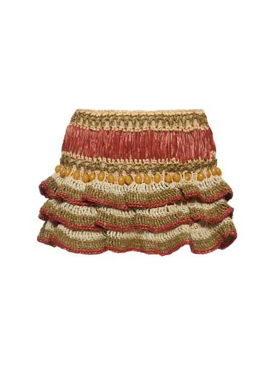 Crochet mini skirt Alberta Ferretti Women Luisaviaroma