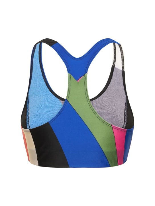 Pucci: Goccia印花平纹针织短款上衣 - 多色 - women_4 | Luisa Via Roma