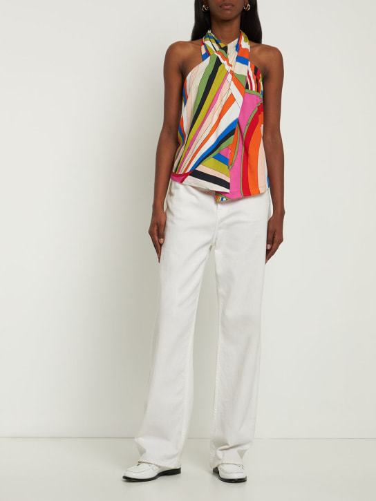 Pucci: Top aus Jersey mit Druck - women_1 | Luisa Via Roma