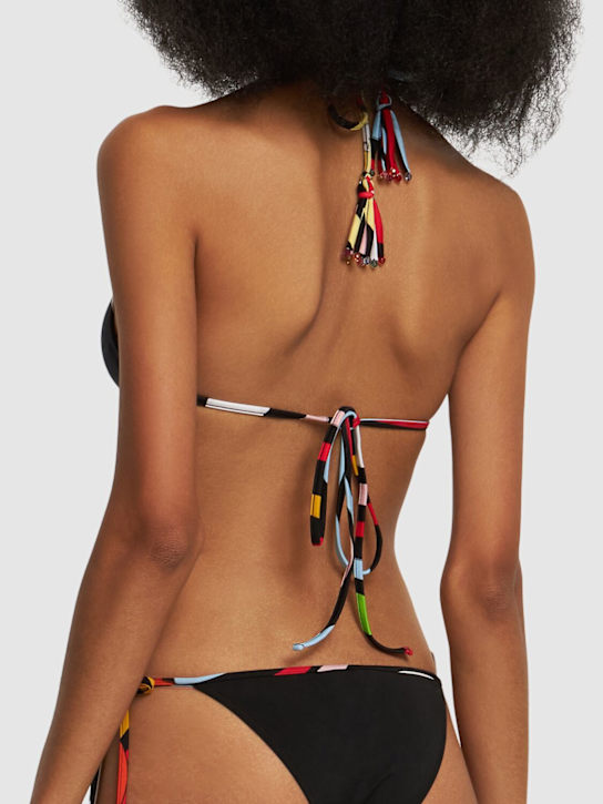 Pucci: Disappering logo比基尼泳裤 - 黑色 - women_2 | Luisa Via Roma