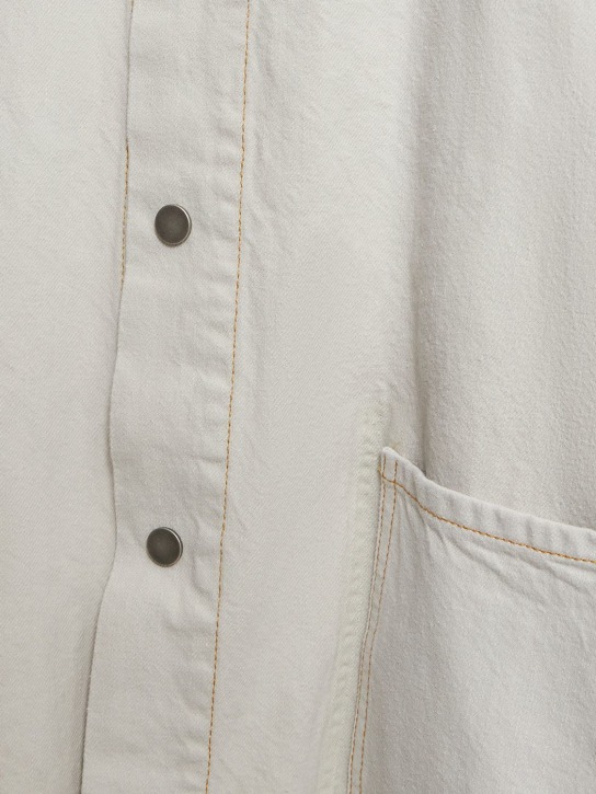 Cotton denim oversize jacket - Thumbnail 2