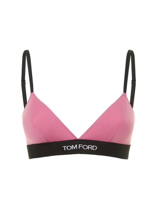 Logo jersey triangle bra - Tom Ford - Women