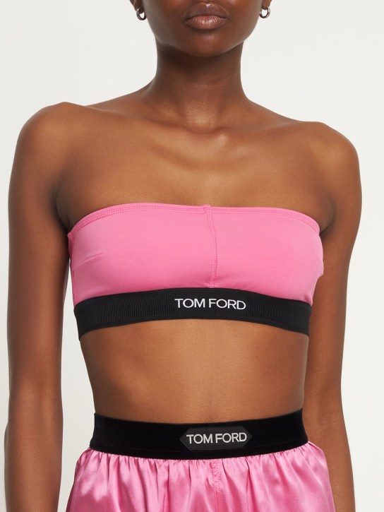 Tom Ford: モダールジャージーバンドゥブラ - ピンク - women_1 | Luisa Via Roma