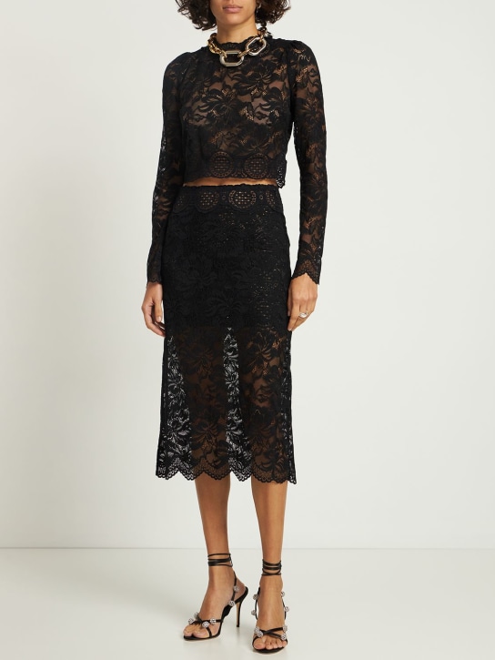 Lace midi skirt - Rabanne - Women | Luisaviaroma