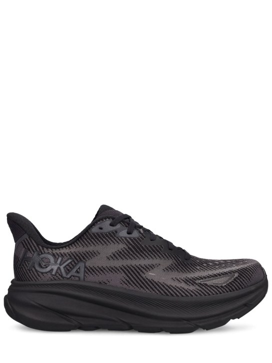 Hoka: Clifton 9 sneakers - Black - women_0 | Luisa Via Roma