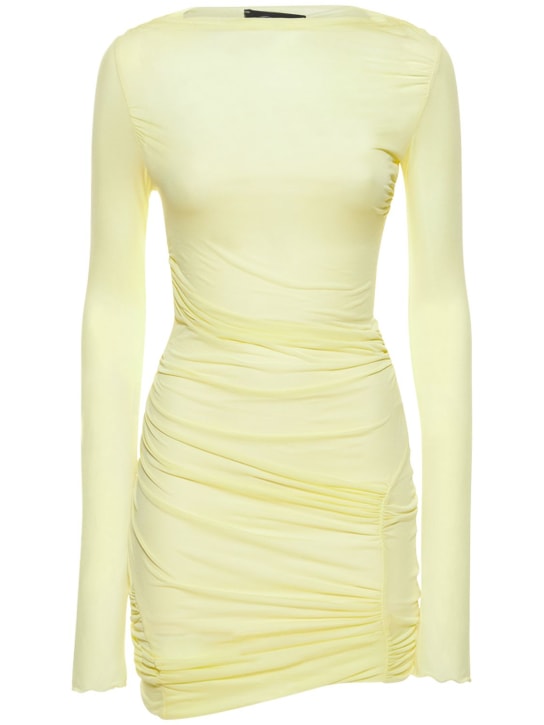 Draped jersey mini dress - Thumbnail 1