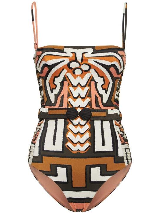 Johanna Ortiz: Costume intero Kuna stampato con cintura - Multicolore - women_0 | Luisa Via Roma