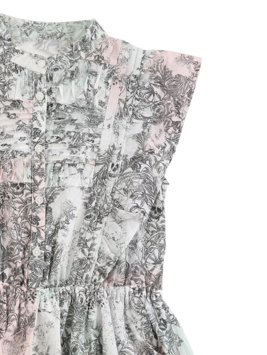 Zadig&Voltaire: Vestito in cotone organico stampato - Multicolore - kids-girls_1 | Luisa Via Roma