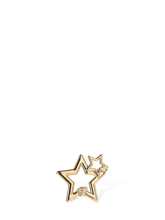 Versace: Star & Medusa mono ear cuff - Gold - women_0 | Luisa Via Roma