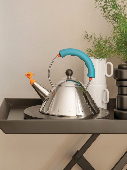 Alessi: 9093 kettle by Michael Graves - Silver - ecraft_1 | Luisa Via Roma