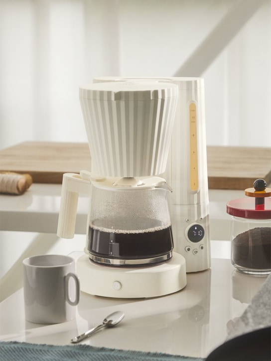 Alessi: Machine à café filtrée Plissé - Blanc - ecraft_1 | Luisa Via Roma