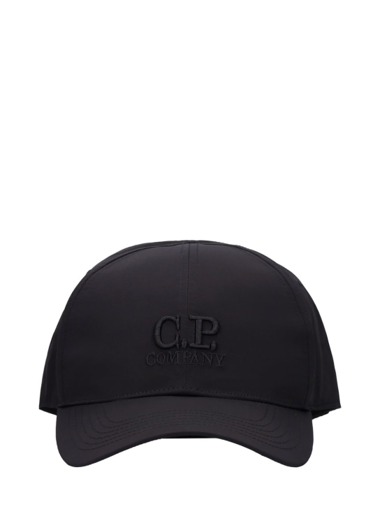 C.P. Company: Chrome-R goggle cap - Black - men_0 | Luisa Via Roma