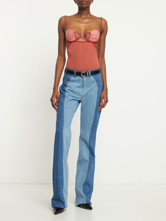 Nensi Dojaka: Jeans larghi in denim - Denim - women_1 | Luisa Via Roma