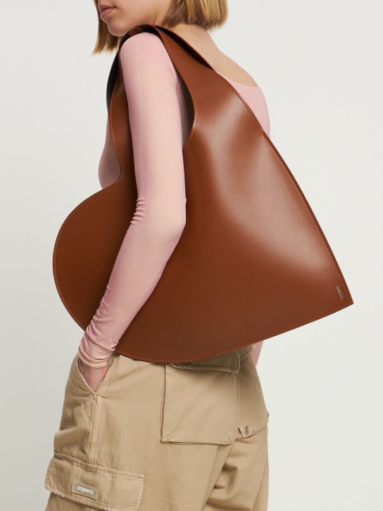 Coperni: Heart leather tote bag - women_1 | Luisa Via Roma