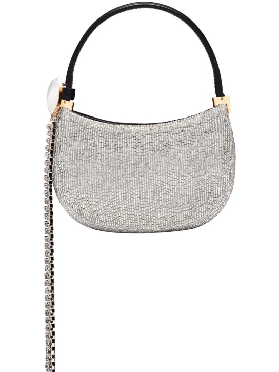 Magda Butrym: Embellished micro Vesna beaded bag - Silver - women_0 | Luisa Via Roma