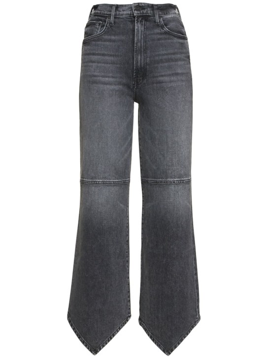 Mother: Jeans de algodón stretch - Gris - women_0 | Luisa Via Roma