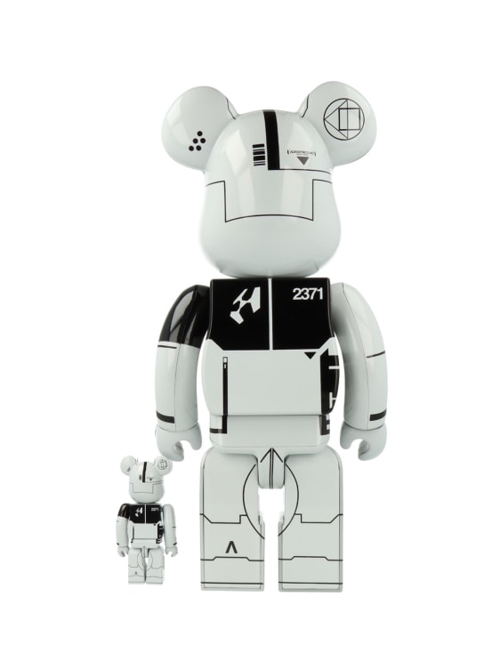 Medicom Toy: Set of 2 Bearbrick Acronym toys - White/Black - ecraft_1 | Luisa Via Roma