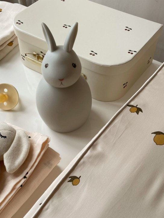 Konges Sløjd: Bunny silicon led lamp - Grigio - kids-girls_1 | Luisa Via Roma