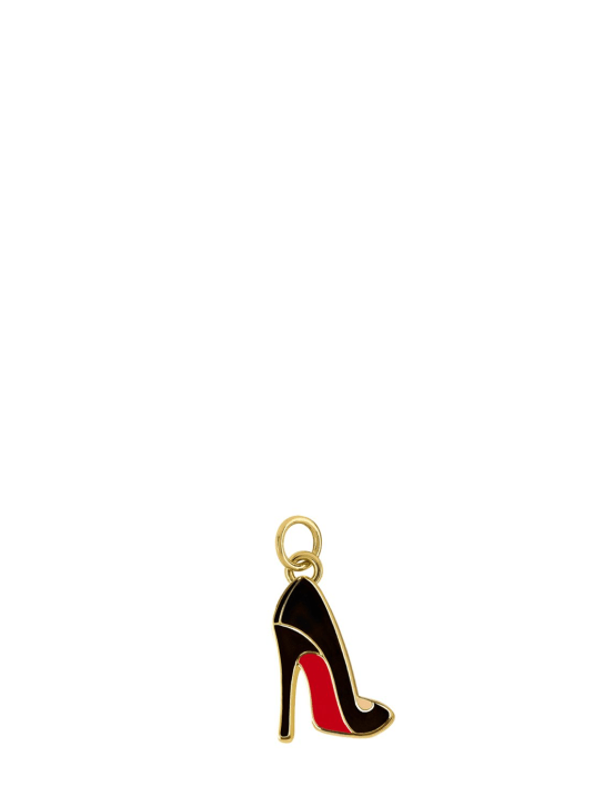 Christian Louboutin Beauty: Pendentif stiletto New - Black-red-gold - beauty-women_0 | Luisa Via Roma