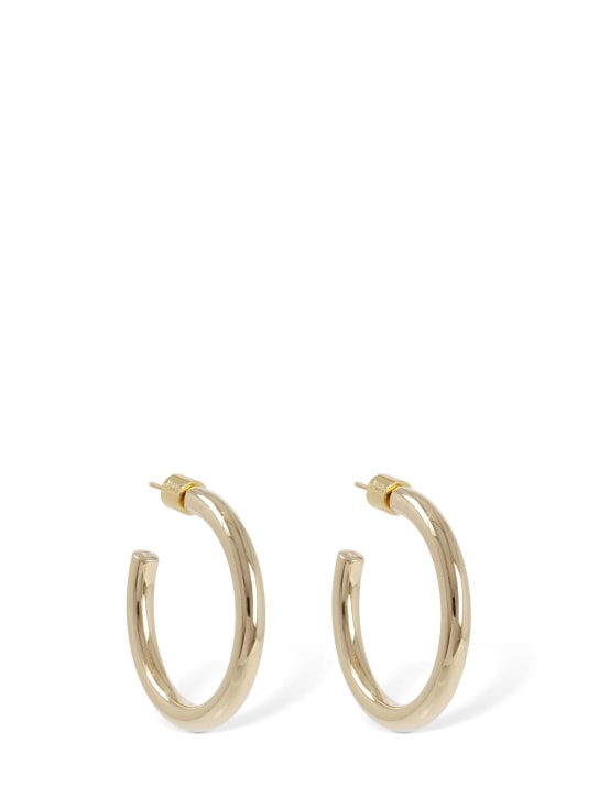 Jennifer Fisher: Mini Lily hoop earrings - Gold - women_0 | Luisa Via Roma