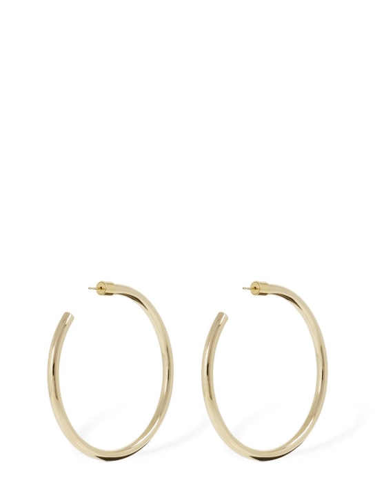 Jennifer Fisher: Lily big hoop earrings - Altın Rengi - women_0 | Luisa Via Roma