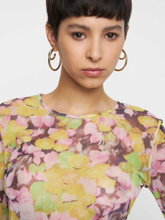 Jennifer Fisher: Large Double Lilly hoop earrings - Altın Rengi - women_1 | Luisa Via Roma