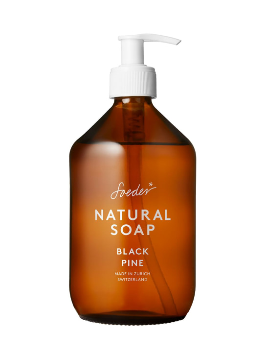 Soeder: Black Pine Natural Soap 500 ml - Transparent - beauty-men_0 | Luisa Via Roma