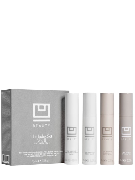 U Beauty: The Index Set Vol. II 4x10ml - Transparent - beauty-men_1 | Luisa Via Roma