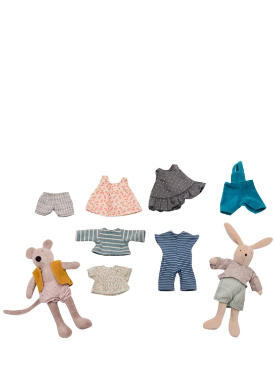 Moulin Roty: Little Wardrobe toys, case & accessories - Multicolore - kids-girls_1 | Luisa Via Roma