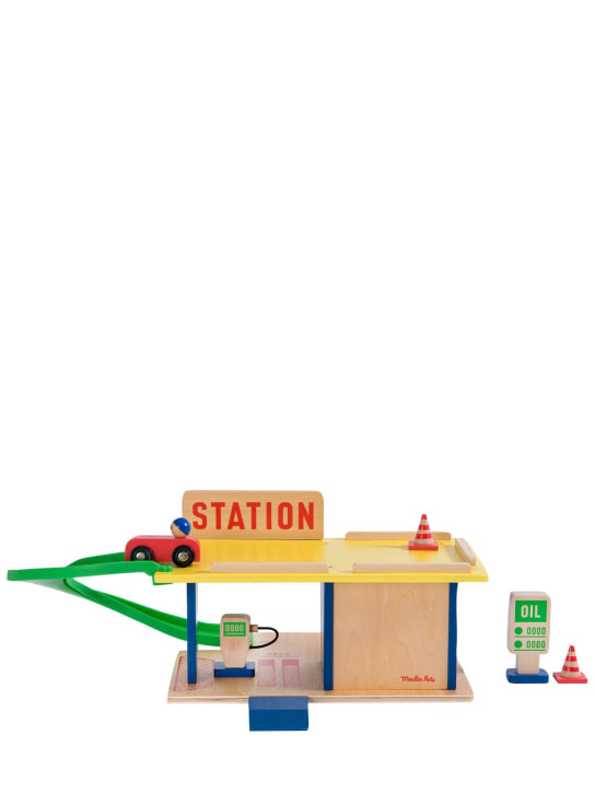 Moulin Roty: Toy Gas Station - Multicolore - kids-boys_1 | Luisa Via Roma