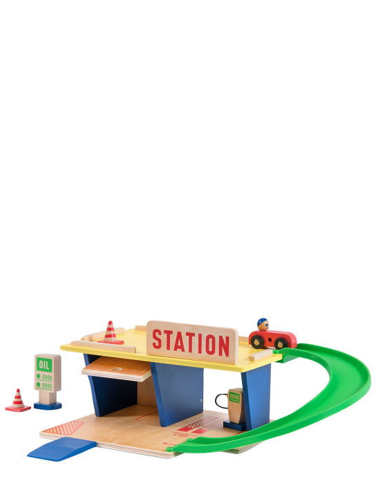 Moulin Roty: Toy Gas Station - Multicolore - kids-boys_0 | Luisa Via Roma