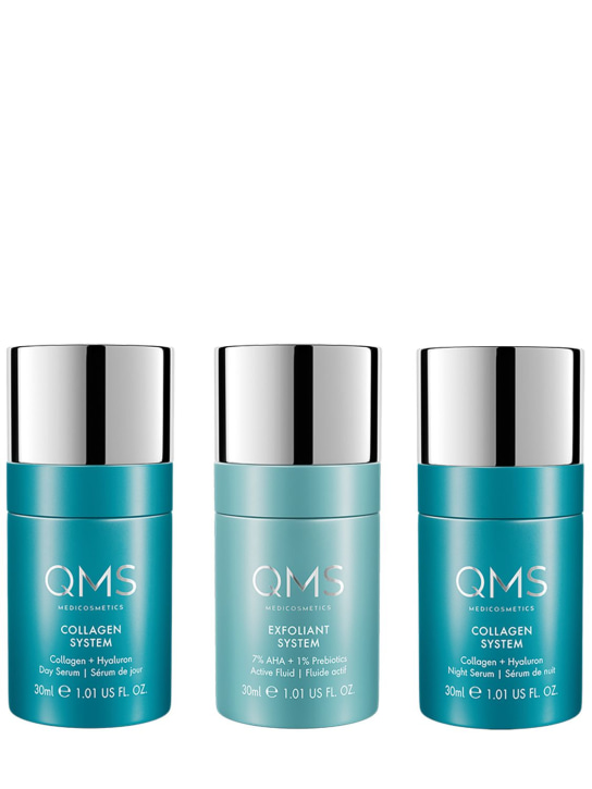 QMS: Set of 2 Collagen Serums & 1 Exfoliant - Transparent - beauty-women_0 | Luisa Via Roma