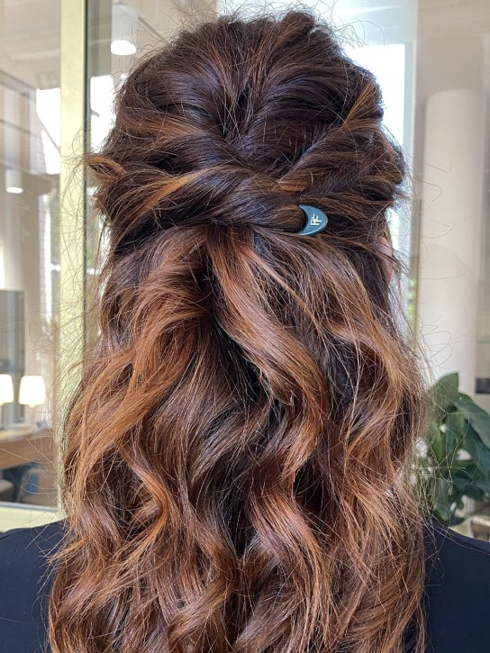 Fiona Franchimon: Lot de 3 épingles à cheveux No. 1 Hairpins - Vert Émeraude - beauty-women_1 | Luisa Via Roma