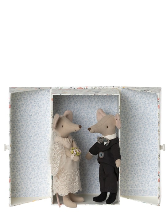 Maileg: Contenitore Bride&Groom Mice - Multicolore - kids-boys_0 | Luisa Via Roma