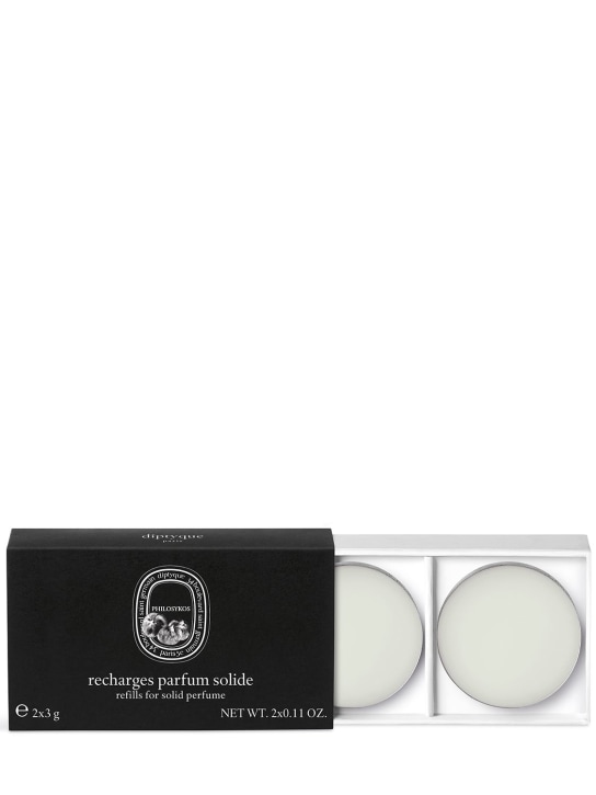 Diptyque: 2 x 3g Philosykos solid perfume refills - Transparent - beauty-men_0 | Luisa Via Roma