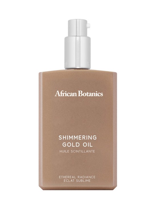 African Botanics: 100ml Shimmering Gold Oil - Trasparente - beauty-men_0 | Luisa Via Roma