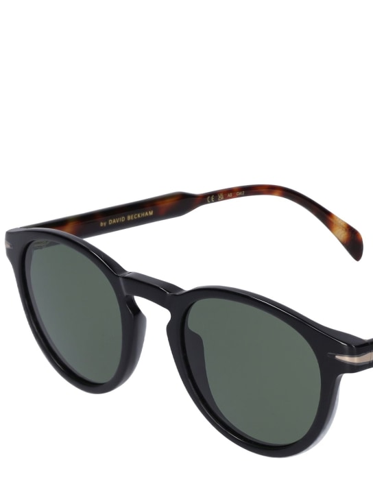 DB Eyewear by David Beckham: DB round acetate sunglasses - Multi/Green - men_1 | Luisa Via Roma