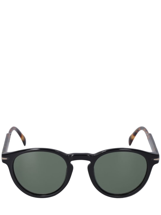 DB Eyewear by David Beckham: DB round acetate sunglasses - Multi/Green - men_0 | Luisa Via Roma