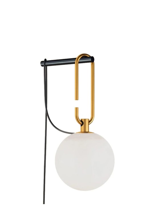 Artemide: Lampe de table NH Parete - Noir/Or - ecraft_0 | Luisa Via Roma