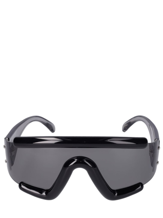 Moncler: Lancer sunglasses - Black/Smoke - women_0 | Luisa Via Roma