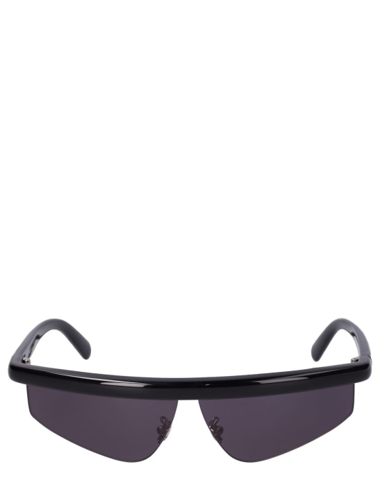 Moncler: Orizon sunglasses - Black/Smoke - women_0 | Luisa Via Roma