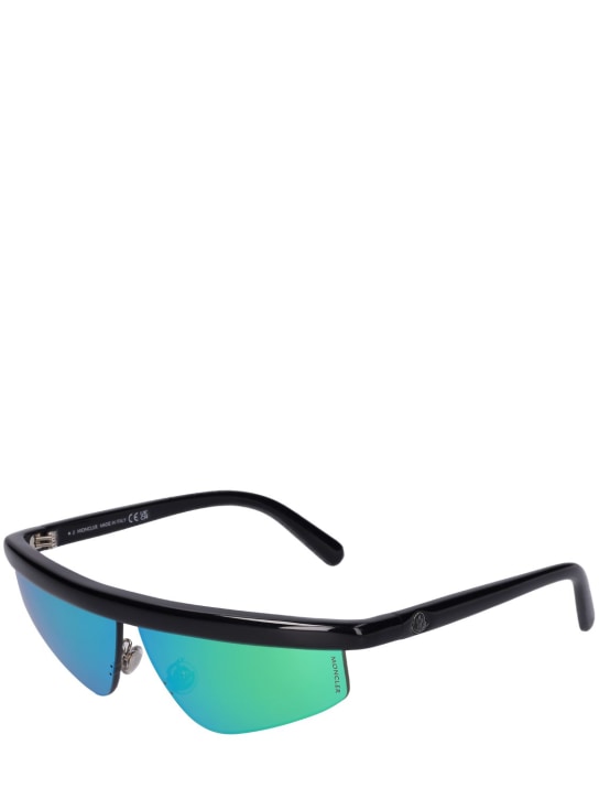 Moncler: Orizon sunglasses - Schwarz/Blau - men_1 | Luisa Via Roma