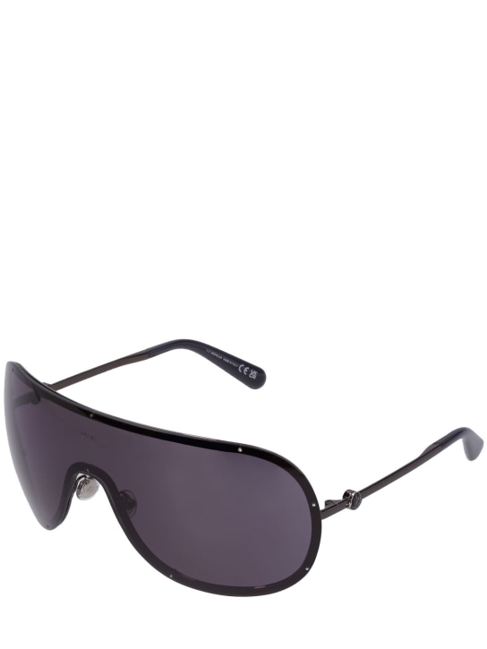 Moncler: Avionn sunglasses - Gunmetal/Smoke - men_2 | Luisa Via Roma