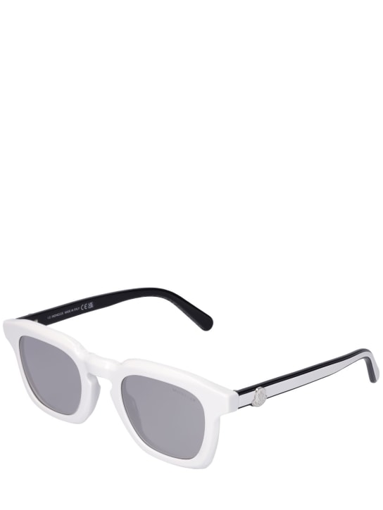 Moncler: Gradd sunglasses - White/Smoke - men_1 | Luisa Via Roma