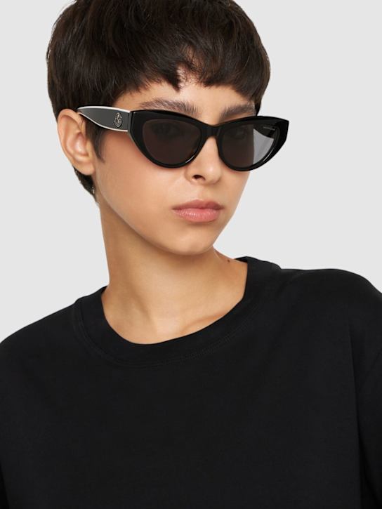 Moncler: Modd太阳镜 - 黑色/烟色 - women_2 | Luisa Via Roma