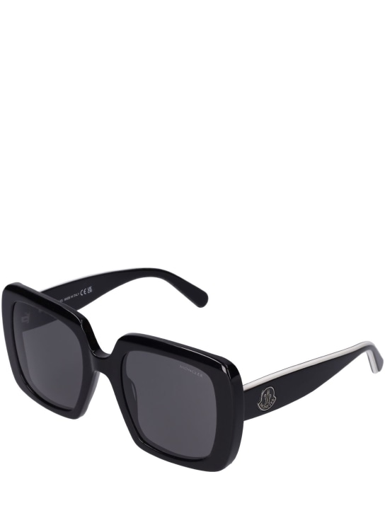 Moncler: Blanche sunglasses - Black/Smoke - women_1 | Luisa Via Roma