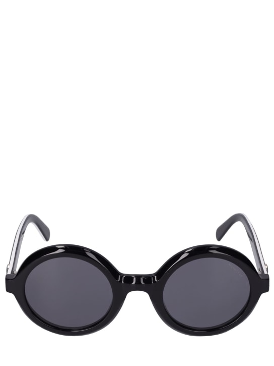 Moncler: Orbit sunglasses - Black/Smoke - women_0 | Luisa Via Roma