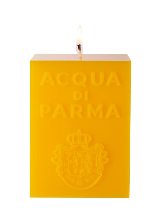 Acqua Di Parma: 1kg Yellow Cube Candle - Transparent - ecraft_0 | Luisa Via Roma
