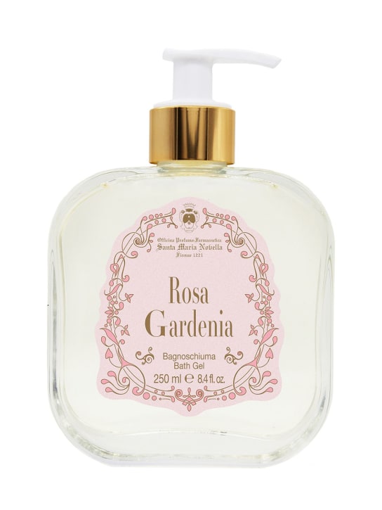 Santa Maria Novella: Gel de baño Rosa Gardenia 250ml - Transparente - beauty-men_0 | Luisa Via Roma