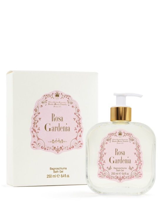Santa Maria Novella: Rosa Gardenia Bath Gel 250 ml - Transparent - beauty-men_1 | Luisa Via Roma